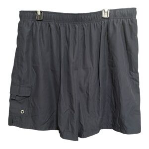 Islander Charcoal Cargo Shorts with Relaxed Fit